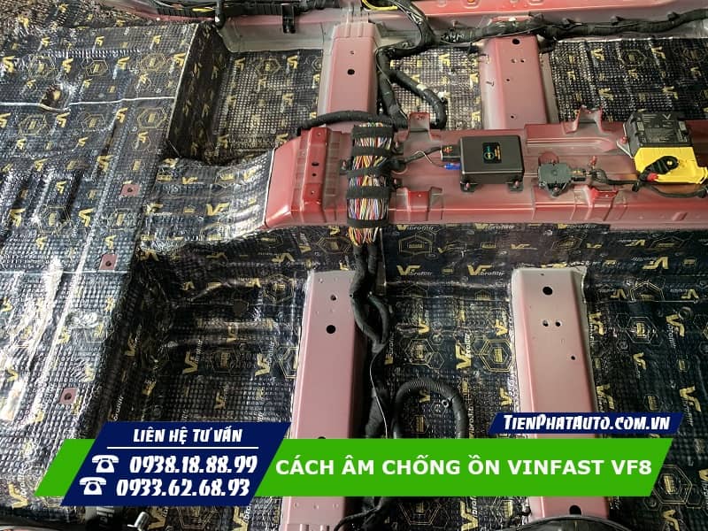 Tiến Phát Auto là trung tâm chuyên cách âm chống ồn Vinfast VF8