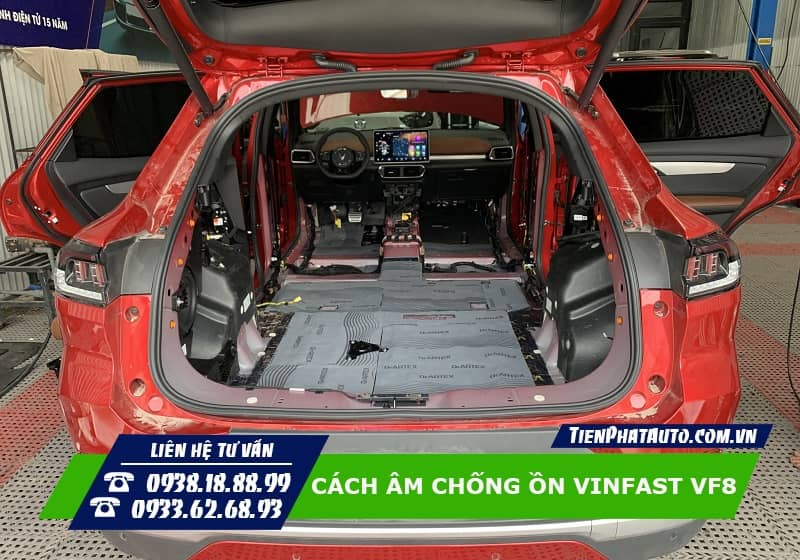 Dán cách âm Vinfast VF8 giúp mang lại nhiều sự tiện lợi khi sử dụng