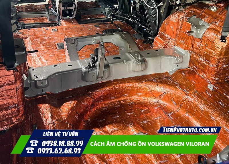 Tiến Phát Auto chuyên làm cách âm cho xe Volkswagen Viloran