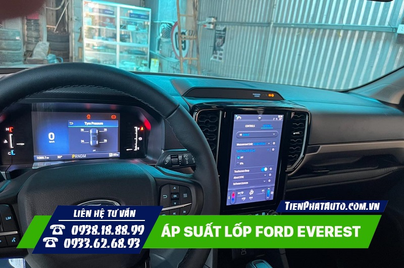 Tiến Phát Auto chuyên lắp cảm biến áp suất lốp Ford Everest tại TPHCM