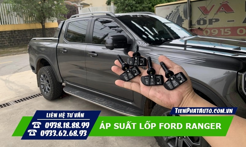 Cảm biến áp suất lốp Ford Ranger 2023 là phụ kiện quan trọng không thể thiếu