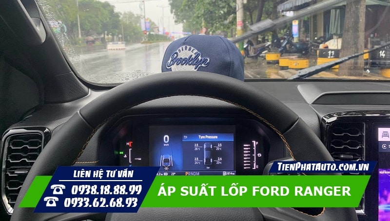 Trang bị cảm biến áp suất lốp cho Ford Ranger mang lại nhiều tiện ích