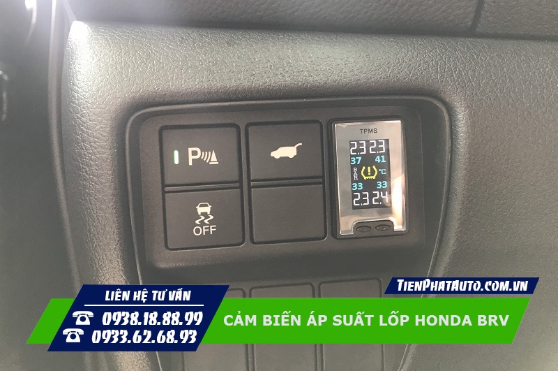 Hình ảnh cảm biến áp suất lốp Honda BRV loại gắn cổng chờ