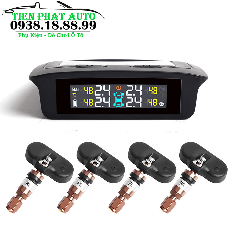 Cảm biến áp suất lốp Honda CRV hiển thị trên màn hình rời