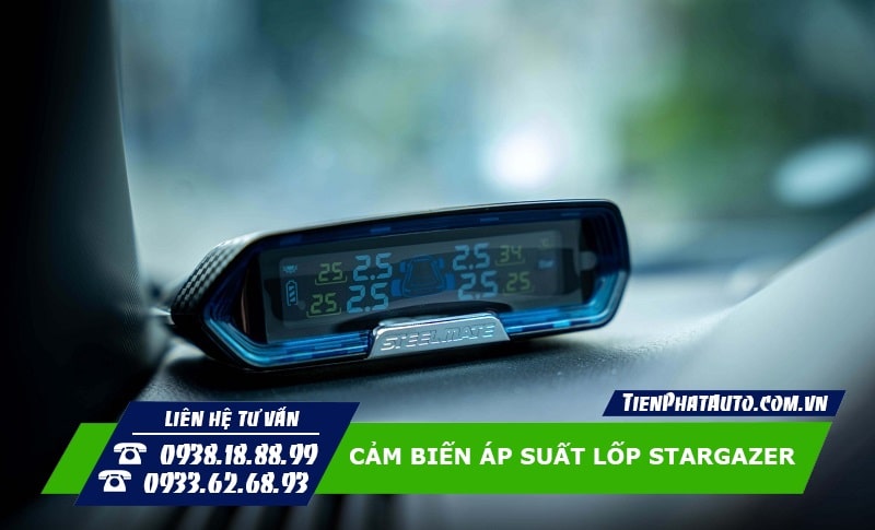 Lắp cảm biến áp suất lốp cho Stargazer giúp kiểm soát lốp xe hiệu quả