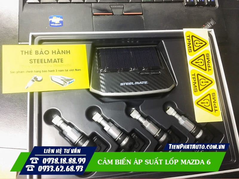 Trọn bộ áp suất lốp van trong loại gắn rời cho Mazda 6