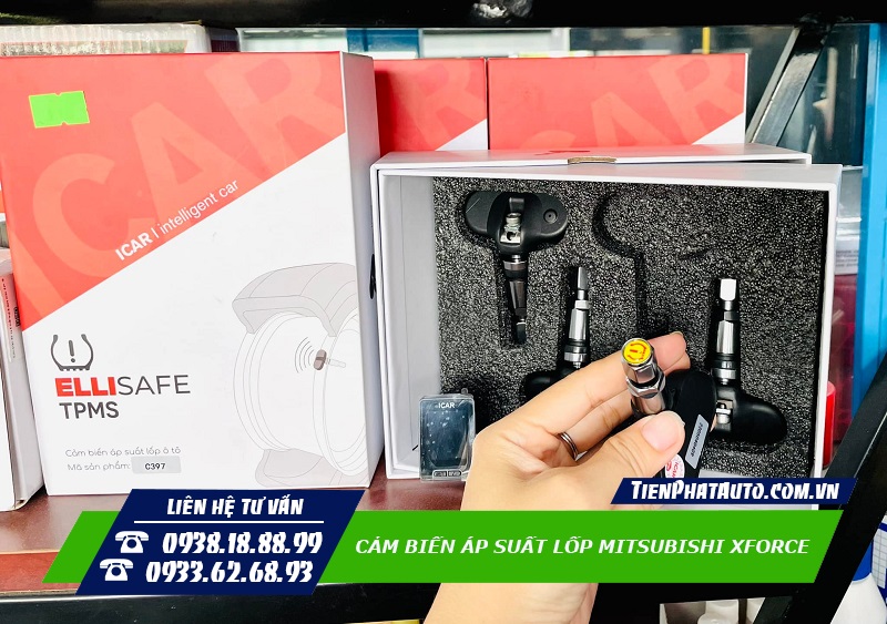 Cảm biến áp suất lốp Xforce van gắn trong lốp xe an toàn