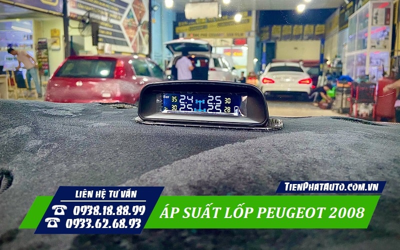 Tiến Phát Auto chuyên lắp cảm biến áp suất lốp cho Peugeot 2008