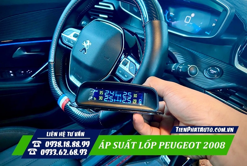 Lắp cảm biến áp suất lốp cho Peugeot 2008 mang lại nhiều sự tiện lợi khi sử dụng
