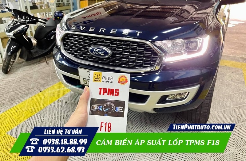 TPMS F18 được thiết kế lắp đặt dành riêng cho các dòng xe FORD