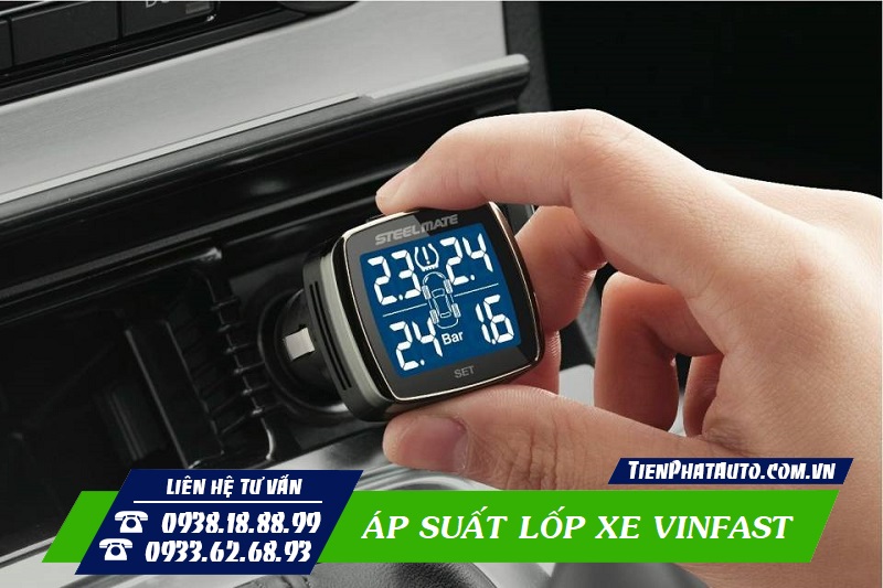 Cảm biến áp suất lốp tích hợp lổ chờ thiết kế nhỏ gọn