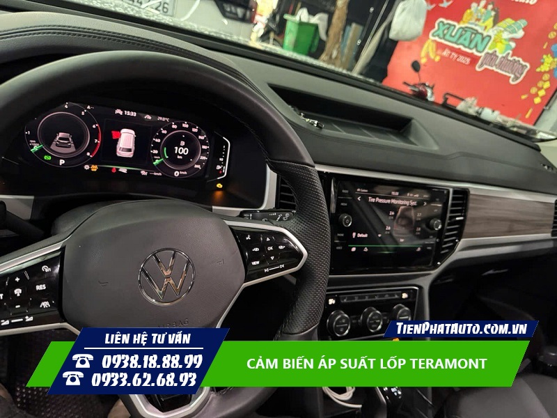 Tiến Phát Auto chuyên nâng cấp cảm biến áp suất lốp cho Volkswagen Teramont