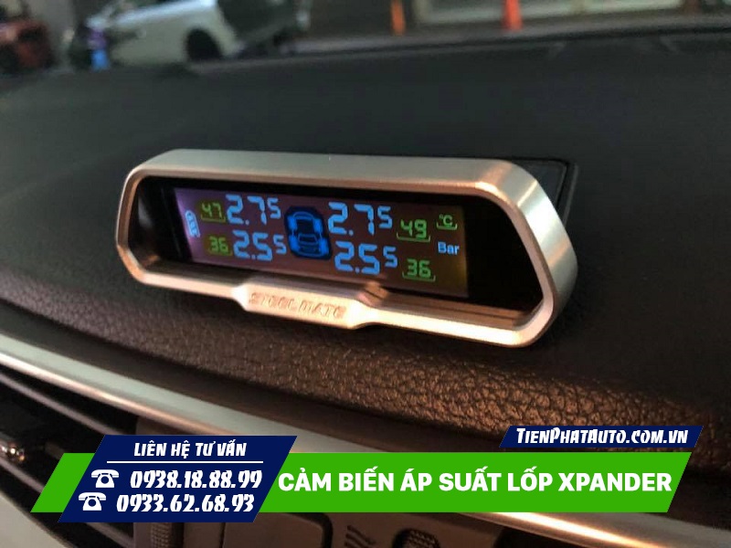Cảm biến áp suất lốp Xpander 2023 loại đặt taplo xe