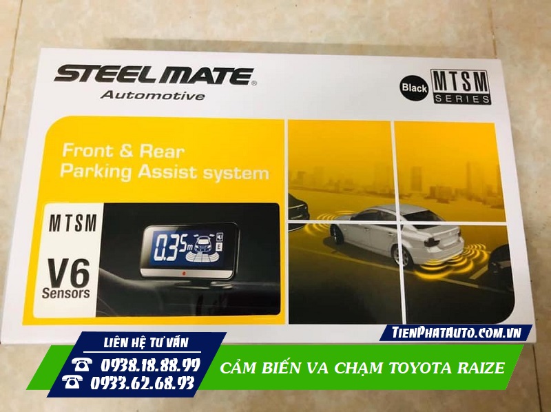 Lắp cảm biến va chạm Toyota Raize giúp mang lại nhiều sự tiện lợi