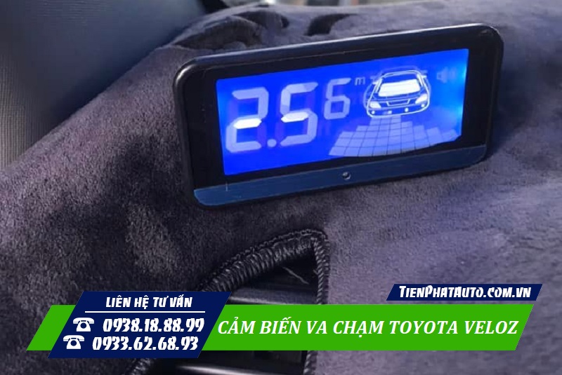 Cảm biến va chạm giúp cảnh báo vật cản bằng hình ảnh và âm thanh