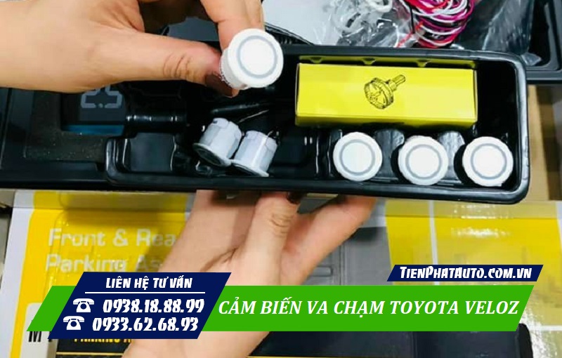 Tiến Phát Auto chuyên lắp cảm biến va chạm cho Toyota Veloz