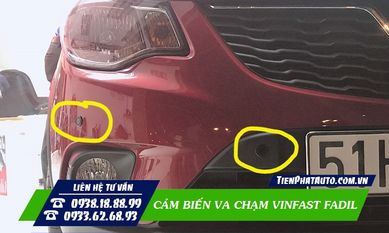 Tiến Phát Auto chuyên lắp đặt cảm biến va chạm cho xe Vinfast Fadil
