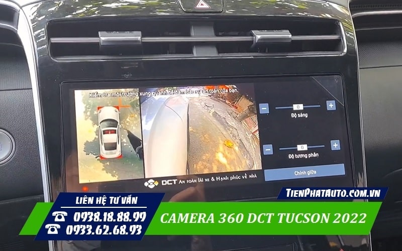 Tự động hiển thị góc quay theo tín hiệu xi nhan của xe