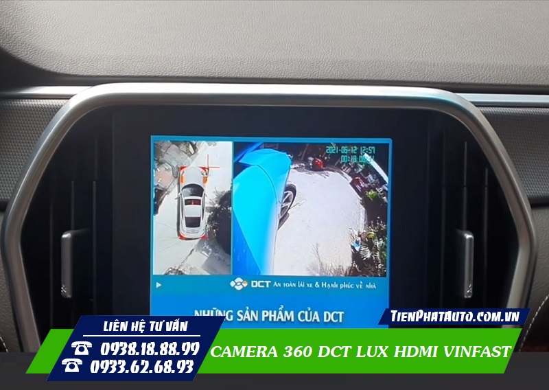 Hệ thống sẽ tự động bật tắt camera 360 theo tốc độ di chuyển