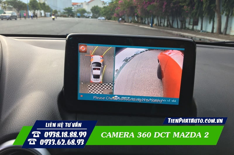 Camera 360 DCT kiêm tính năng ghi hành trình 4 phía thông minh