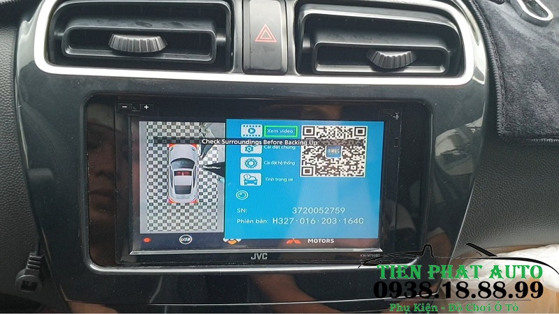camera-360-dct-mitsubishi-attrage-tu-dong-bat-camera-khi-xe-khoi-dong