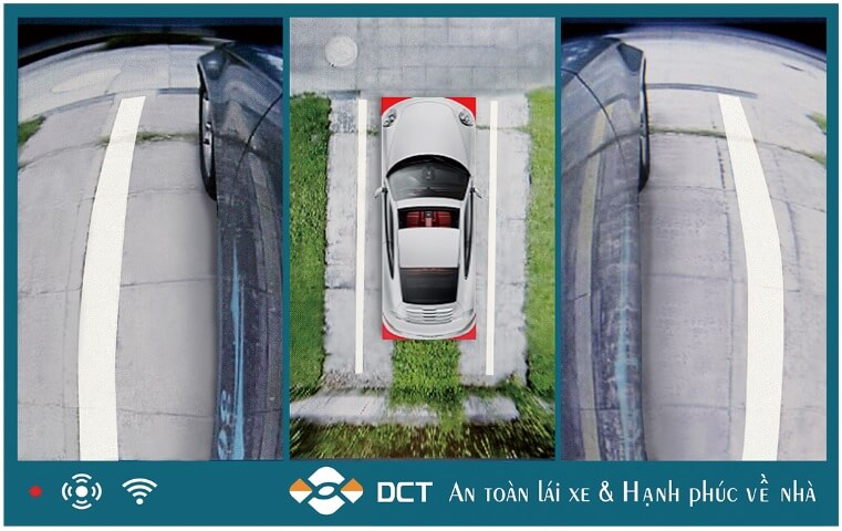Hệ thống hiển thị toàn cảnh ngay khi xe khởi động