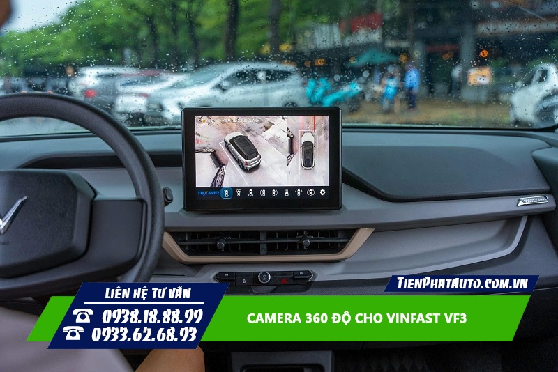 Camera 360 độ cho VF3 là trợ thủ đắc lực hỗ trợ lái xe an toàn