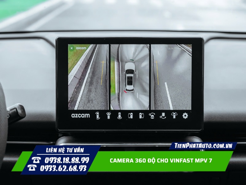 Camera 360 độ cho Vinfast MPV 7 hỗ trợ quan sát chế độ 2D và 3D Camera 360 độ cho Vinfast MPV 7 hỗ trợ quan sát chế độ 2D và 3D