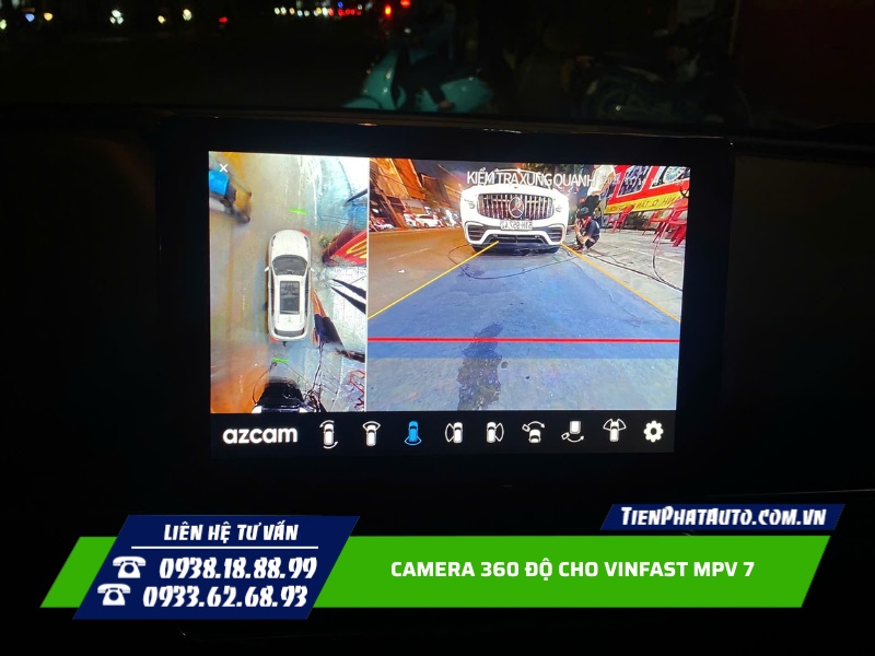 Tiến Phát Auto chuyên lắp đặt camera 360 độ cho Vinfast MPV 7 Tiến Phát Auto chuyên lắp đặt camera 360 độ cho Vinfast MPV 7