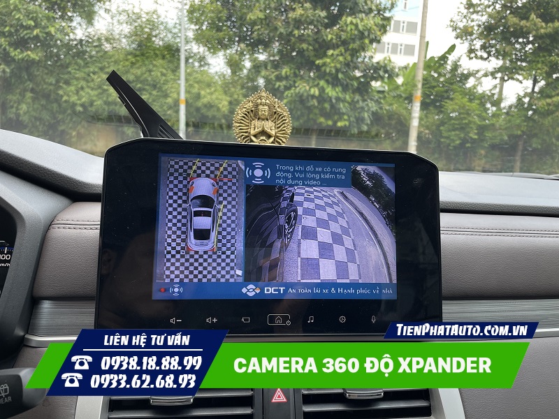 Hình ảnh camera 360 độ Xpander 2023 góc quay phái trước bên phải