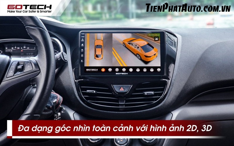 Góc nhìn đa dạng với hình ảnh hiên thị chế độ 2D và 3D