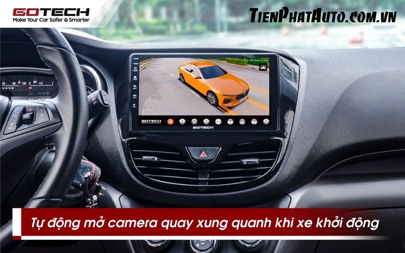 Hệ thống hiển thị toàn cảnh ngoài xe ngay khi khởi động