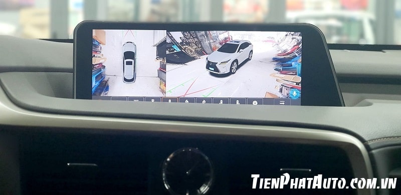 Camera 360 độ lắp cho Lexus RX350 2019 - 2022