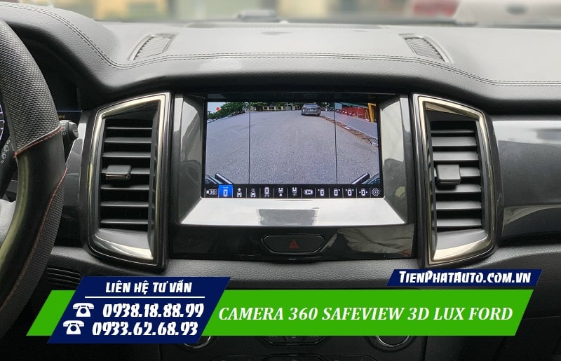 Camera 360 Safeview 3D Lux hiển thị góc rộng chất lượng rõ nét