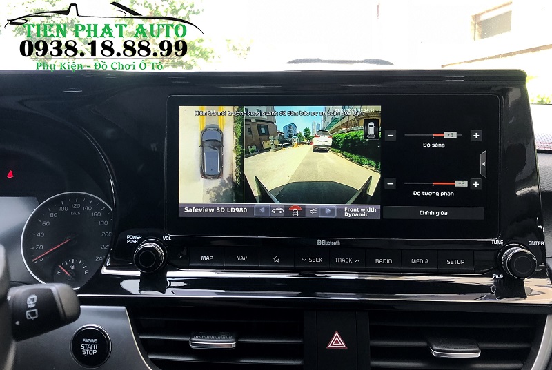 Camera 360 Safeview LD980 Cho Xe Kia Seltos Chế Độ 3D