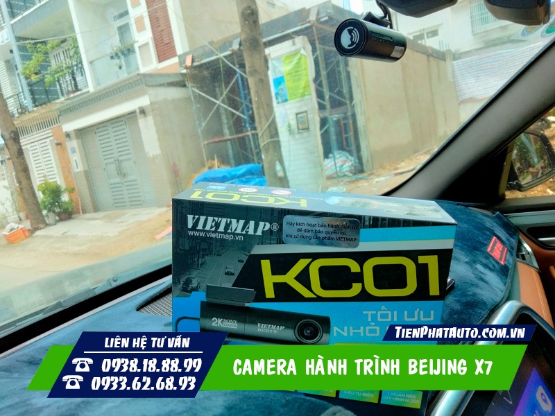 Lắp camera hành trình cho Beijing X7 mang lại nhiều sự tiện lợi