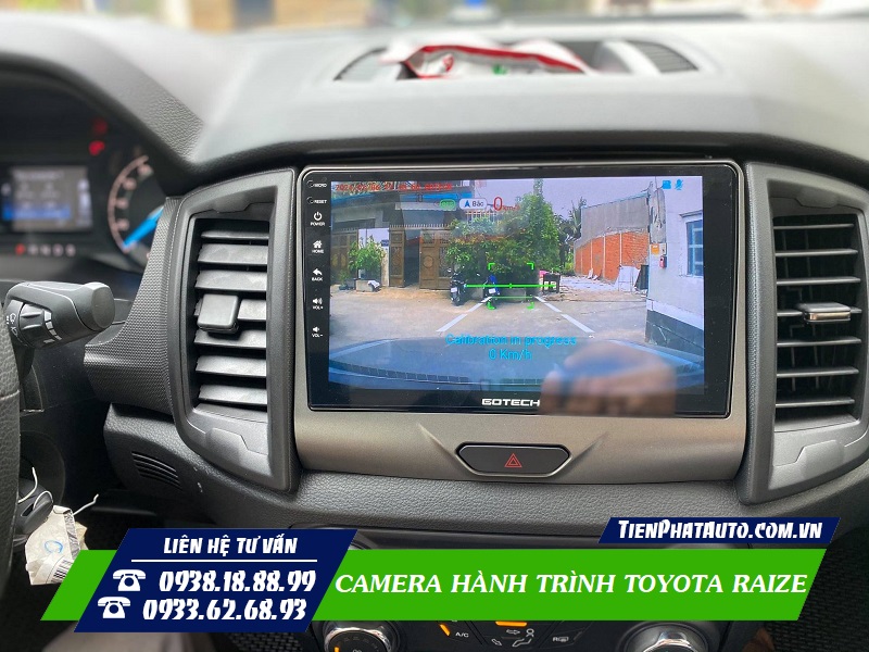 Camera hành trình tích hợp trên màn hình DVD Android