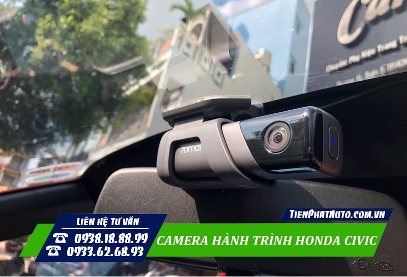 Camera hành trình Civic mang lại nhiều tính năng tiện lợi