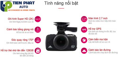 lap camera hanh trinh viepmap k9 Pro cho Mitsubishi Pajrero Sport