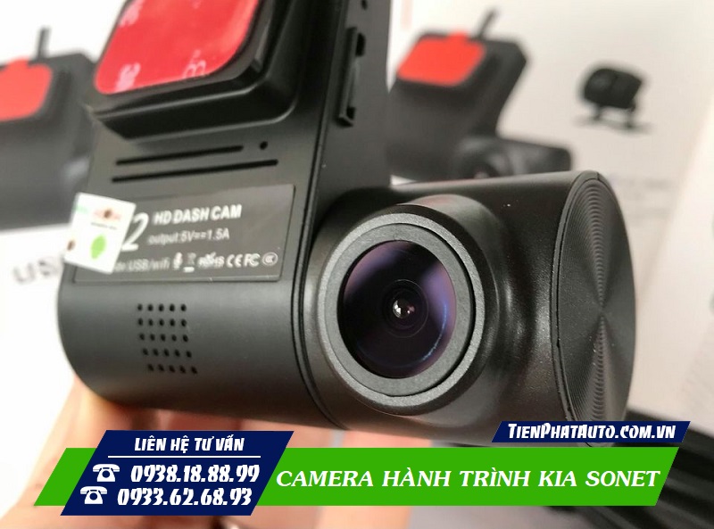 Camera hành trình là phụ kiện không thể thiếu trên xe Kia Sonet