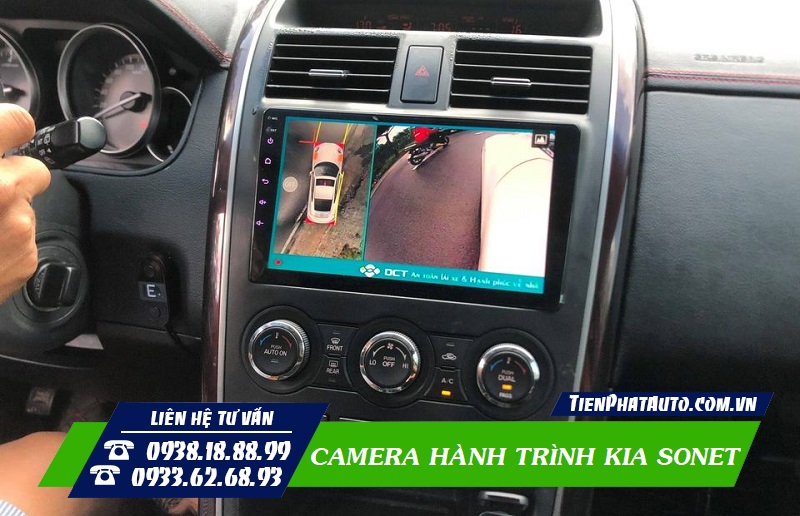 Camera 360 độ kiêm tính năng ghi hành trình cho Kia Sonet