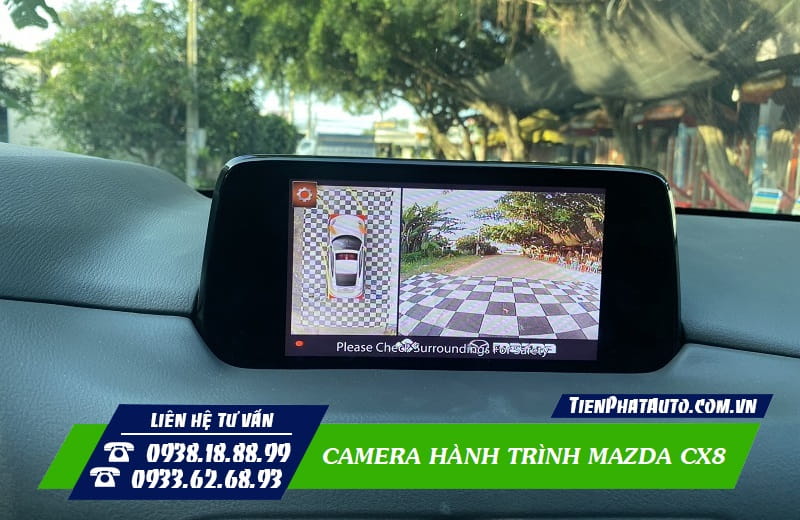 Hệ thống camera hành trình tích hợp ghi hành trình toàn cảnh quanh xe
