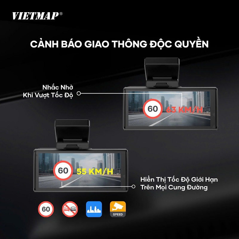 Vietmap M2 tích hợp cảnh báo giao thông độc quyền Vietmap M2 tích hợp cảnh báo giao thông độc quyền