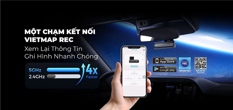 Vietmap TS-5K tích hợp kết nối với phần mềm Vietmap REC