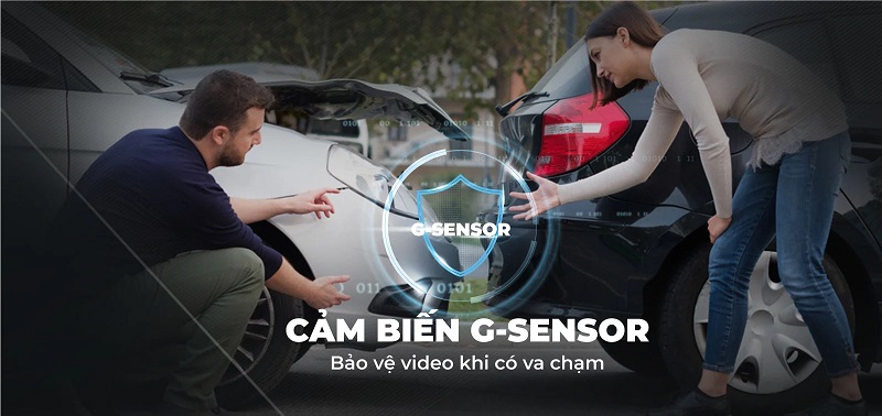 Hệ thống tự động khóa file video khi có va chạm