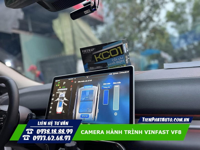 Camera hành trình cho Vinfast VF8 là phụ kiện cần thiết không thể thiếu