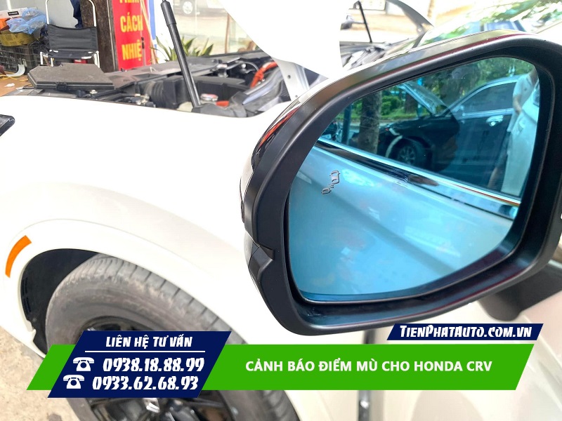 Cảnh báo âm thanh và đèn LED trên gương khi có xe ở điểm mù