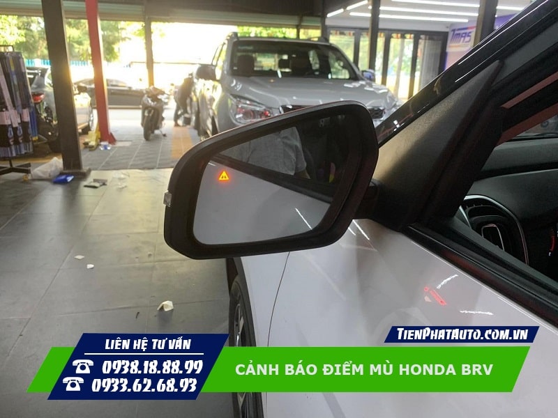 Lắp cảnh báo điểm mù cho Honda BRV hỗ trợ lái xe an toàn hơn