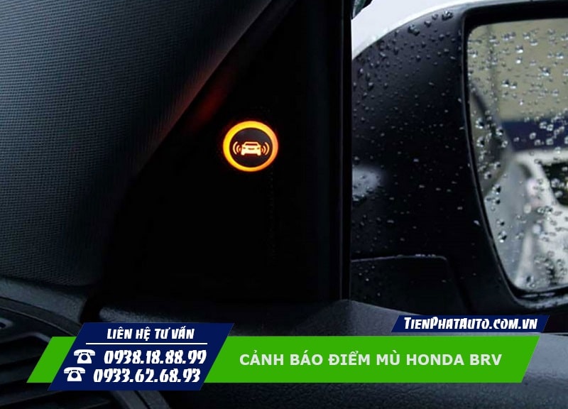 Hình ảnh hệ thống cảnh báo điểm mù loại gắn cột chữ A của xe