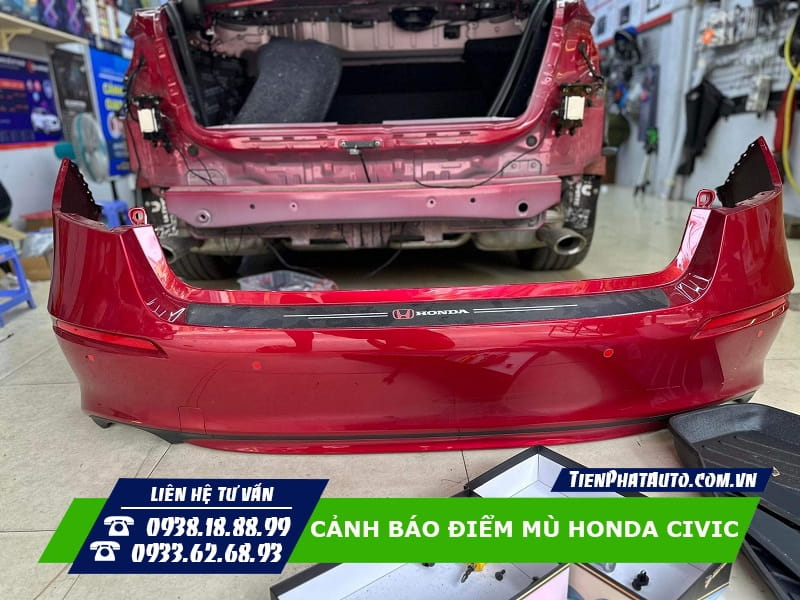 Tiến Phát Auto chuyên lắp cảnh báo điểm mù cho Honda Civic tại TPHCM